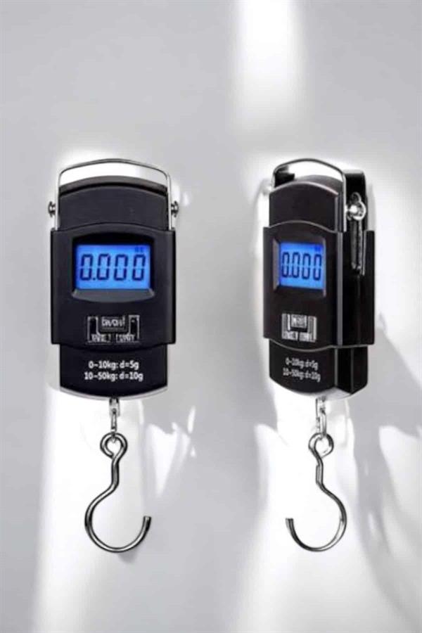 50 Kg El Kantarı Ağırlık Ölçer Dijital Ekranlı Kancalı Portatif