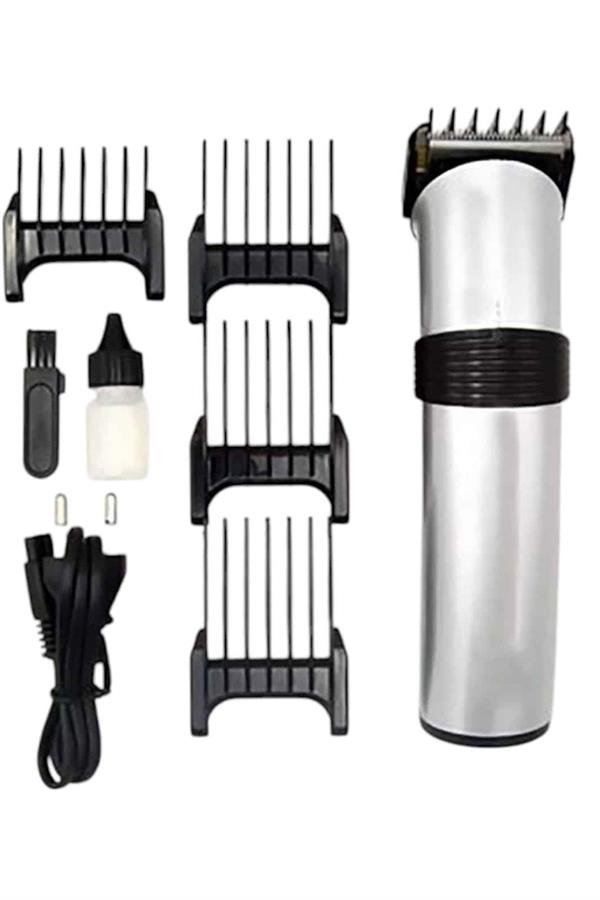 4 Taraklı Taşınabilir Profesyonel Saç ve Sakal Kesme Tıraş Makinesi