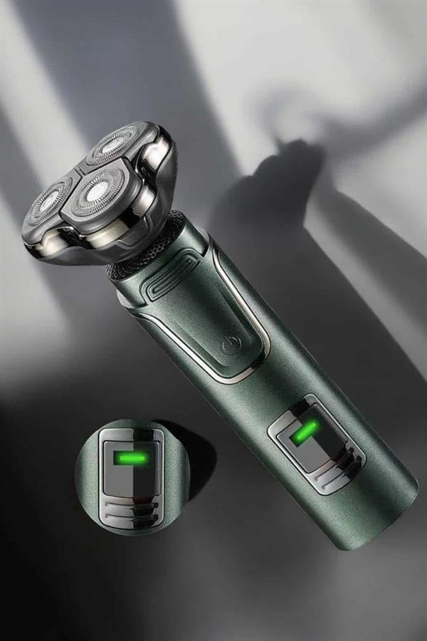 3 Başlıklı Profesyonel Saç ve Sakal Bakım Seti Vücut Burun ve Kulak Tüy Alma