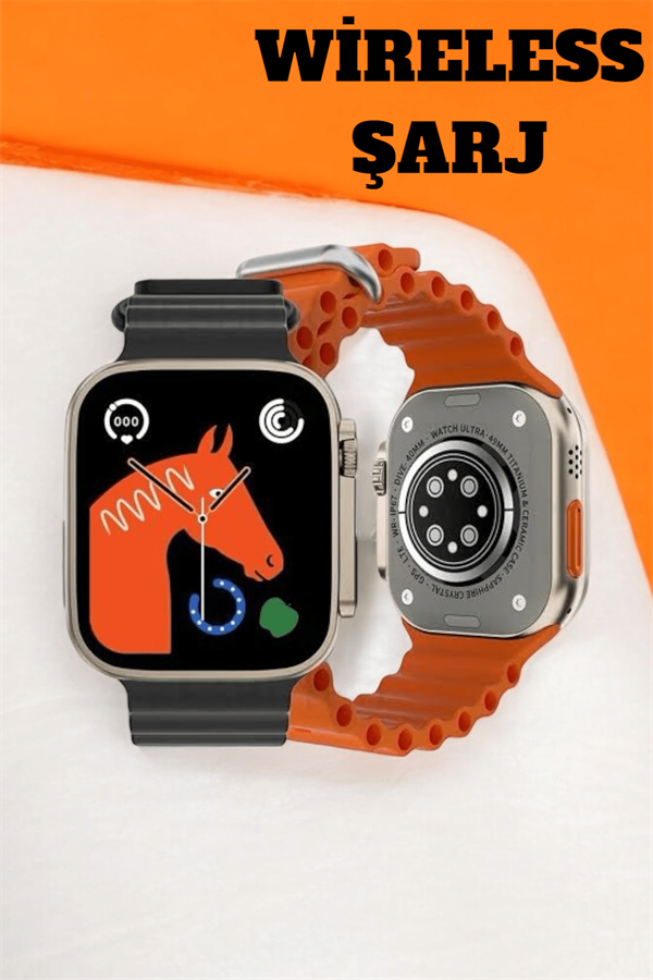 49MM Ekranlı Kan Basıncı ve Adımsayar Özellikli Bluetooth Akıllı Saat