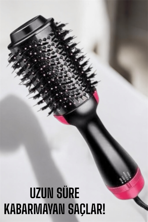 1200 Watt Gücünde Negatif İyon Teknolojili 3 Isı Kademeli Fön Tarağı