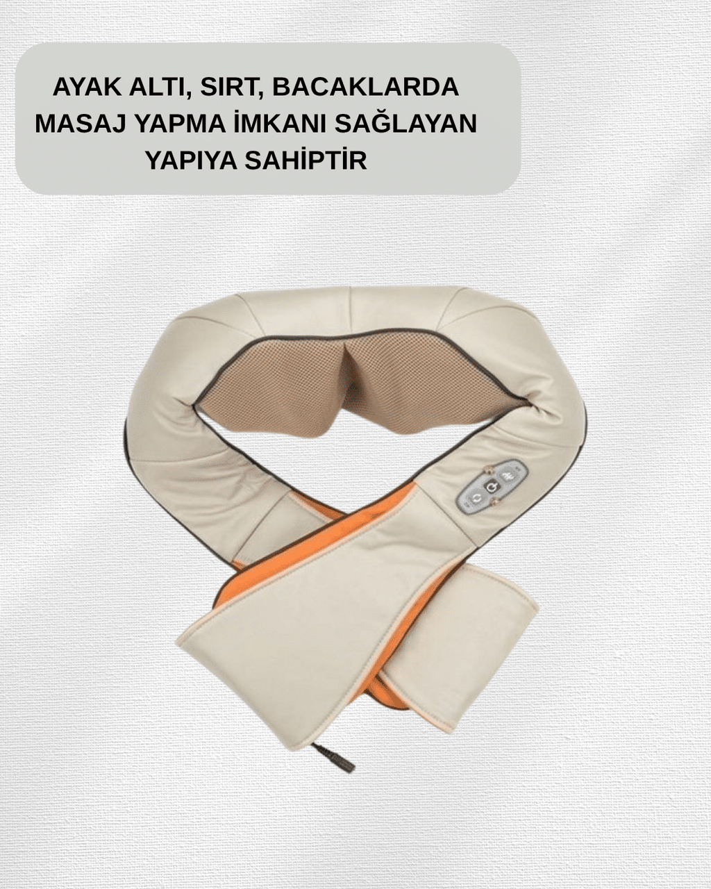 6 Başlıklı Isıtmalı Masaj Cihazı – Tüm Vücut İçin Derin Kas Masajı