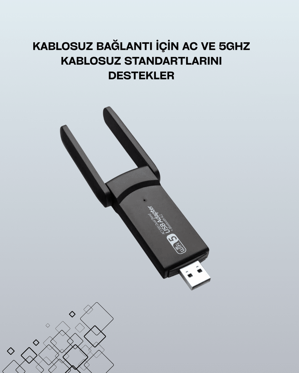 AC1200 USB WiFi Adaptör