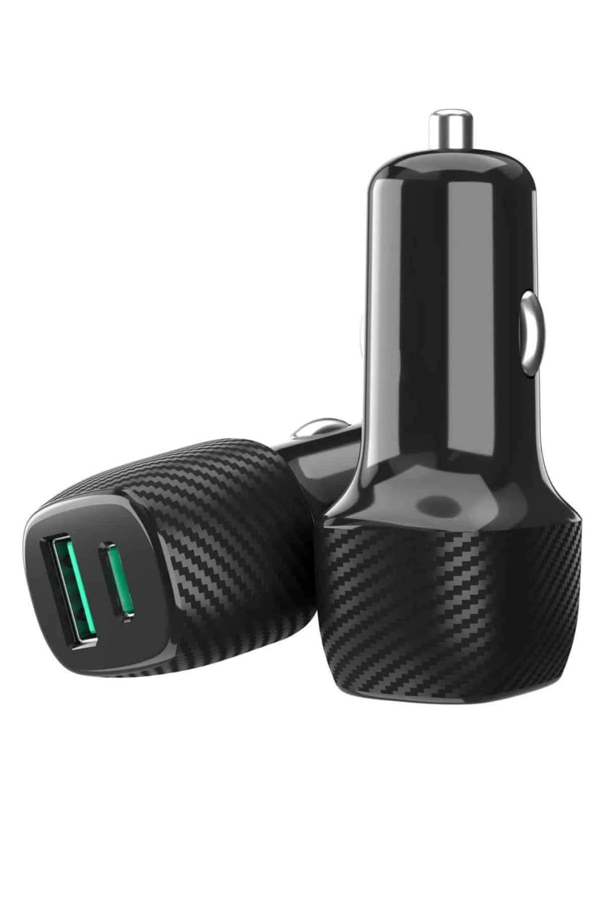 38W Oto Çakmaklık Araç Içi Şarj Cihazı Hızlı Şarj Uzun Ömürlü