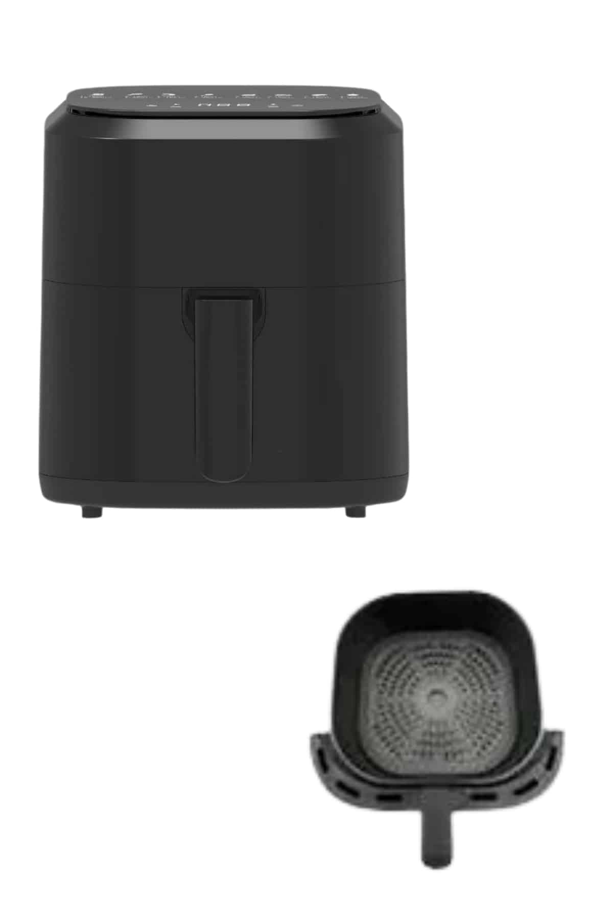 4L Airfryer Hazneli Hava Fritözü Yağsız Fritöz Taşınabilir Fırın İşlevi Gören Pratik