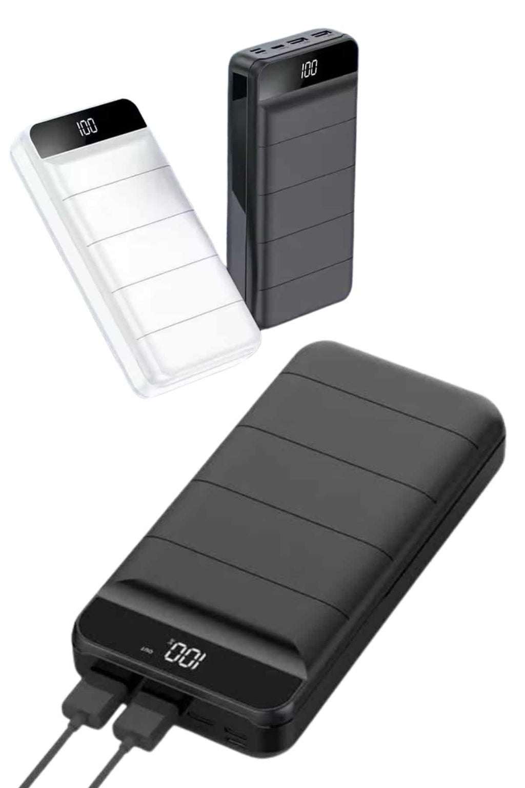 50.000 Mah Powerbank Turbo Hızlı Led Göstergeli Android İOS Uyumlu Taşınabilir Askılı