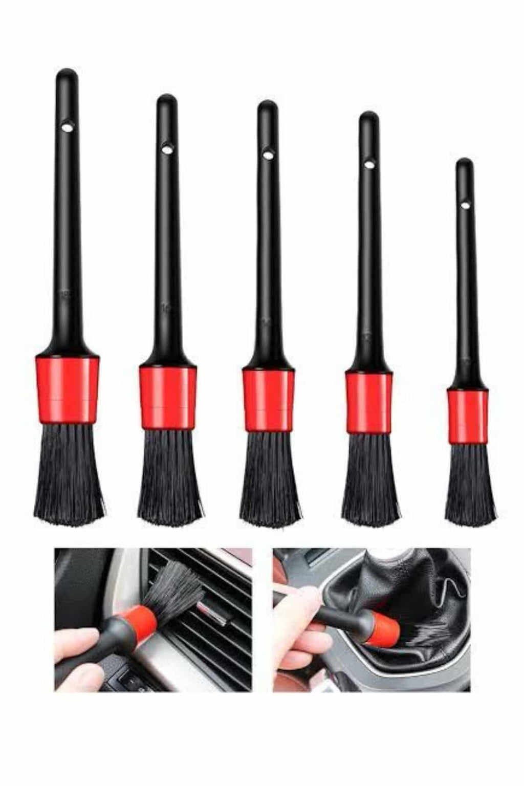 5 Parça Araç İçi Temizlik Fırçası Araç İçi-Dışı Temizleme Fırça Seti