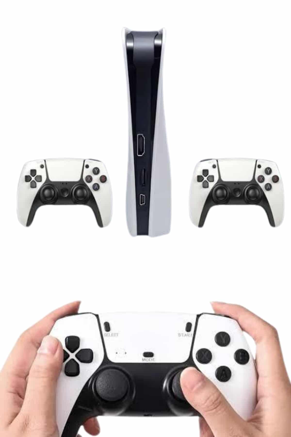 4K HD Klasik Retro Game Box 3000 Oyunlu Çift Kollu Çift Kişilik Oyun Konsolu