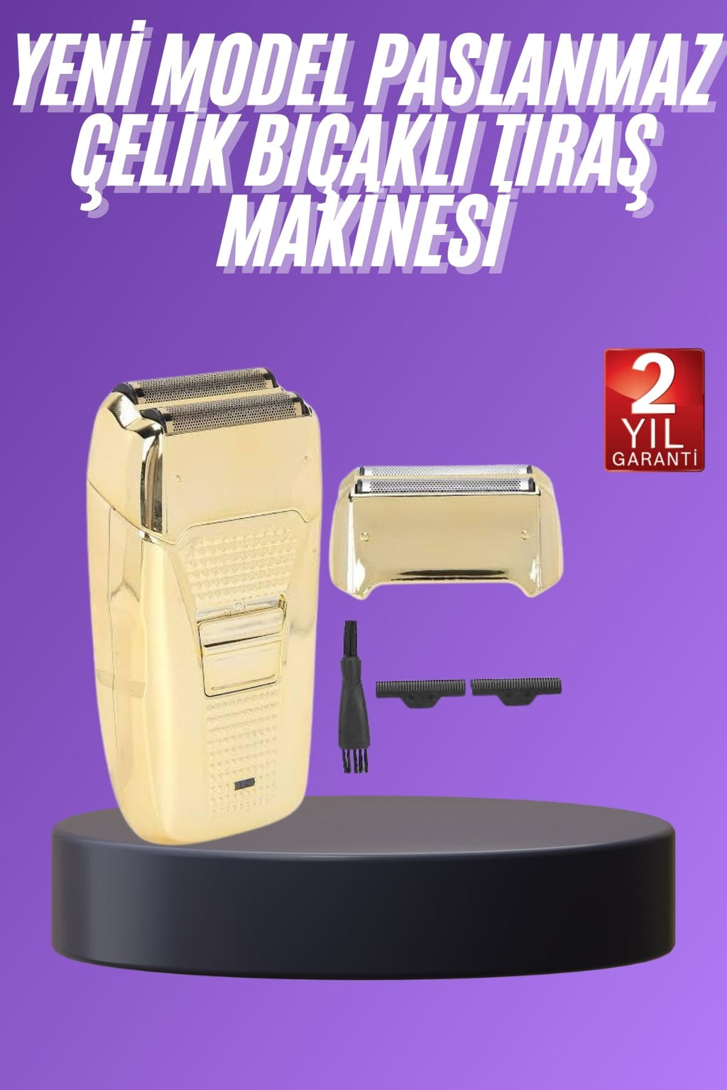 2025 Model Islak Kuru Kullanıma Uygun Tıraş Makinesi Uzun Pil Ömrü