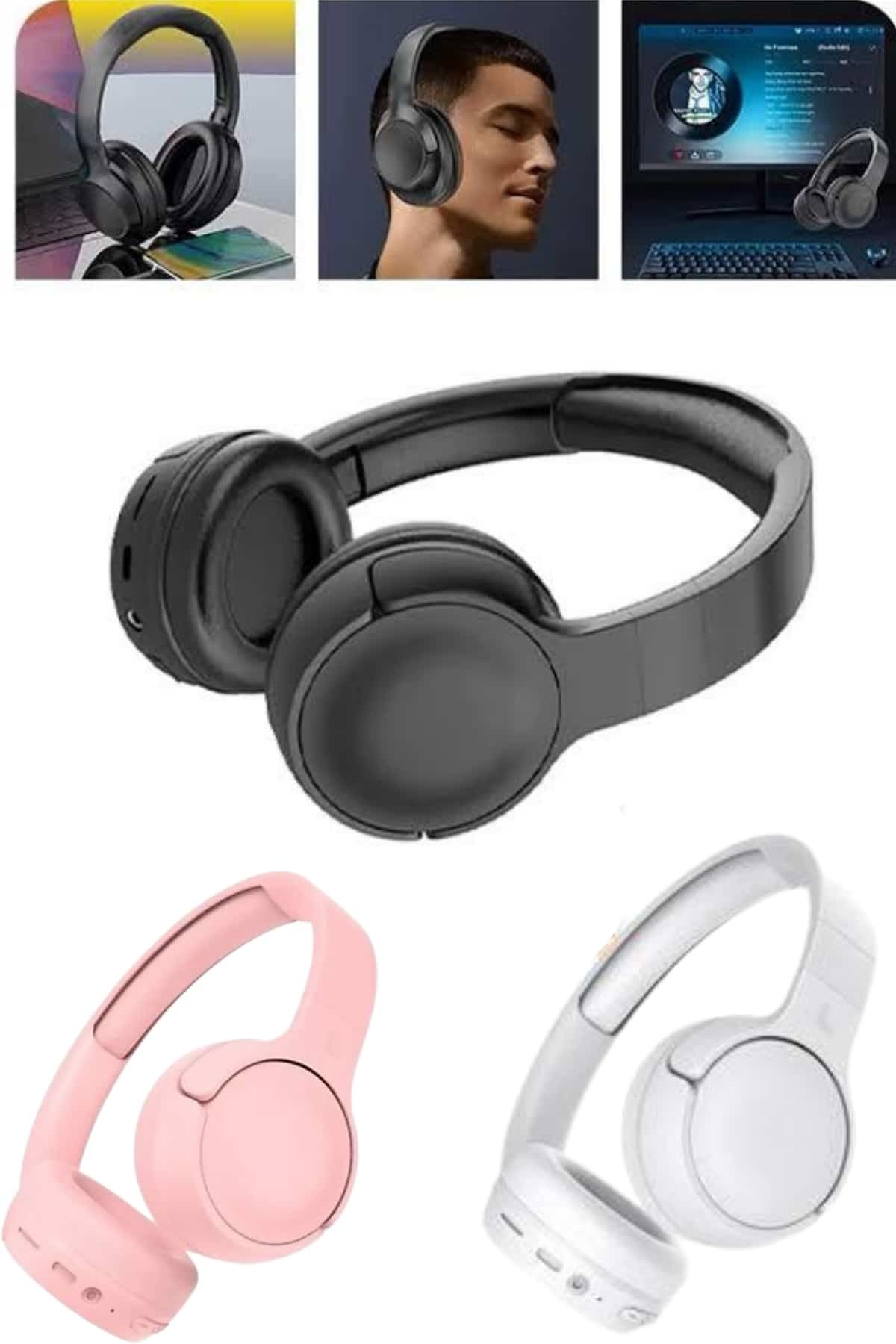 2025 Model Kulak Üstü Bluetooth Hoparlör ANC Özellikli