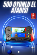 500 Oyunlu Retro Sup Konsolu Taşınabilir Mini Gamepad 35 İnç Ekran