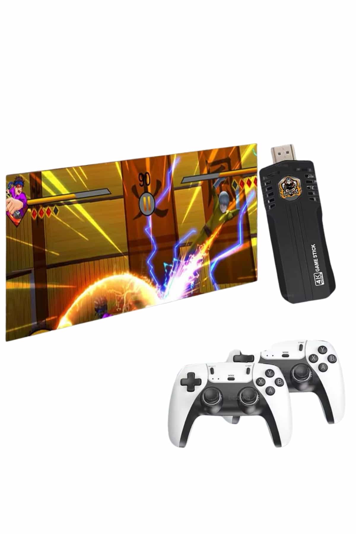 4k Kablosuz Çift Kol Retro Oyunlar 20000 Oyunlu Atari