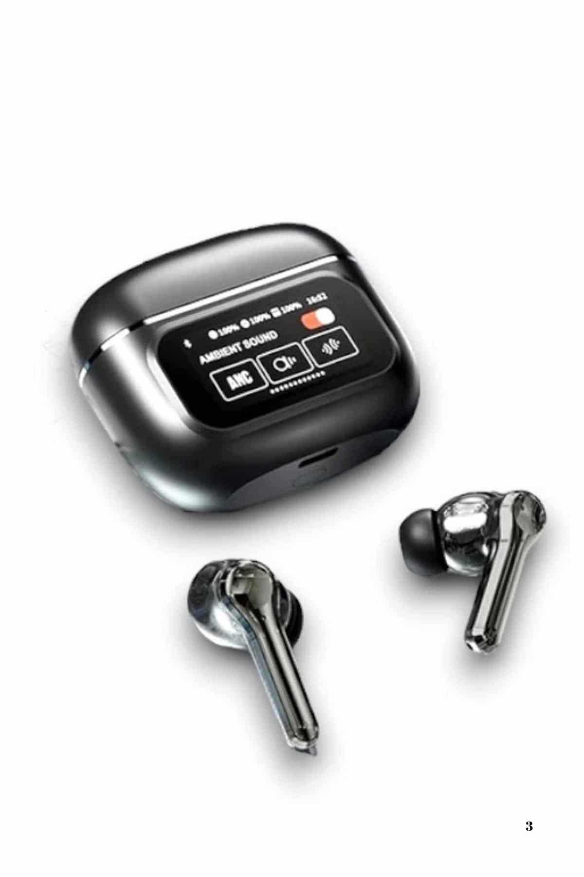 2.Nesil Pro Ekranlı Sesli Görüşme Yapabilen Kablosuz Bluetooth Kulaklık