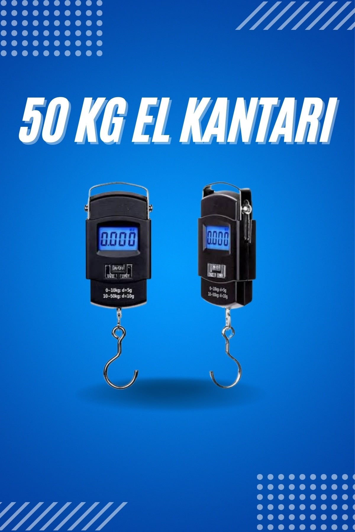 50 Kg Dijital El Terazisi Cep Tartısı El Kantarı Terazi