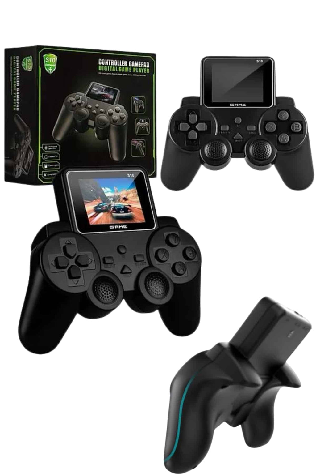 2.4 İnç Ekran 520 Oyunlu Retro Temalı Kablosuz Oyun Kolu El Atarisi