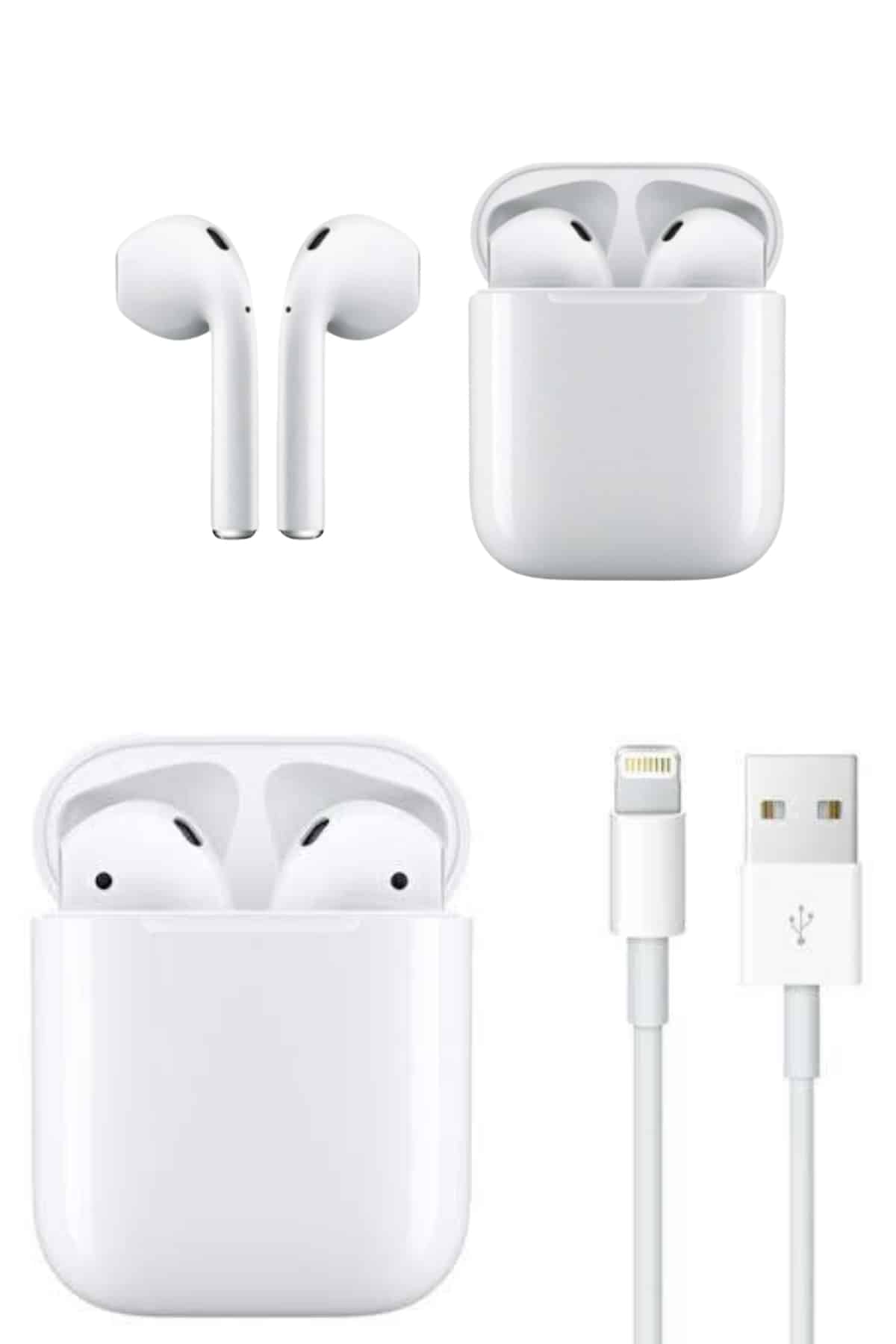 2025 Model Çağrı Cevaplayabilen Bluetooth Kulaklık Beyaz Dokunmatik Kontrol