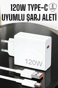 120W Şarj Aleti Type-C Uyumlu Turbo Şarj Aleti