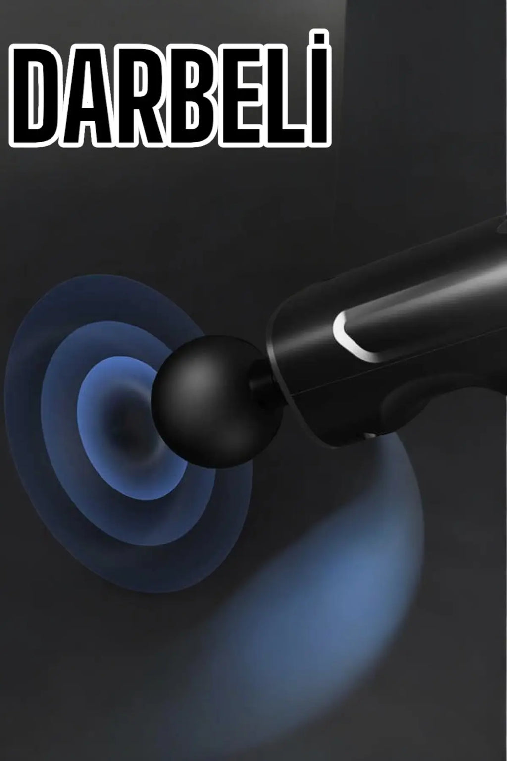 4 Başlıklı Darbeli Şarjlı Masaj Aleti Tabancası Kablosuz