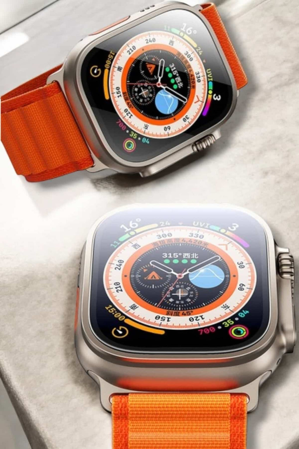 49MM Ekranlı Kan Basıncı ve Adımsayar Özellikli Bluetooth Akıllı Saat