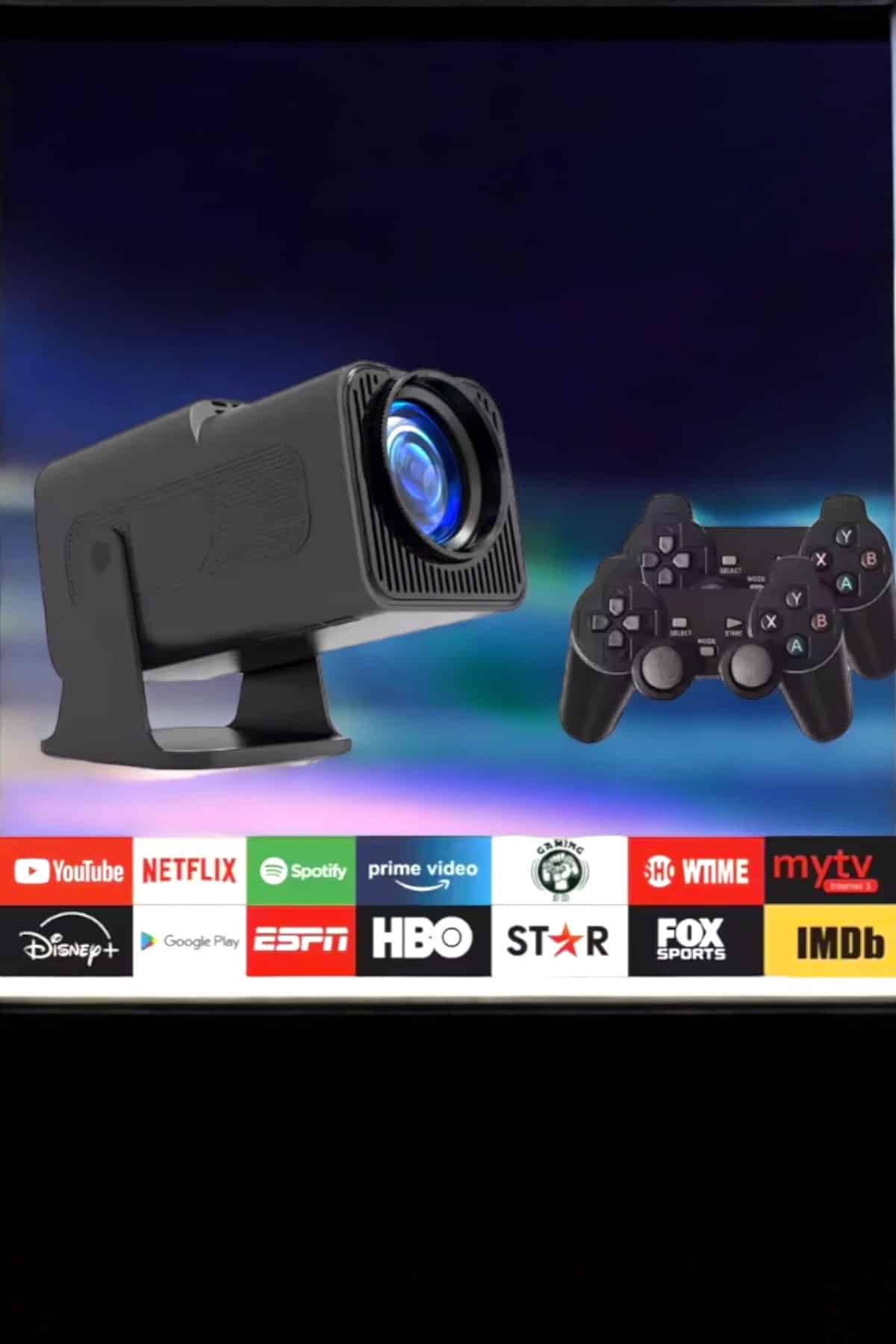 2000+ Oyun ve Popüler Uygulama Destekli Çok Fonksiyonlu Projeksiyon