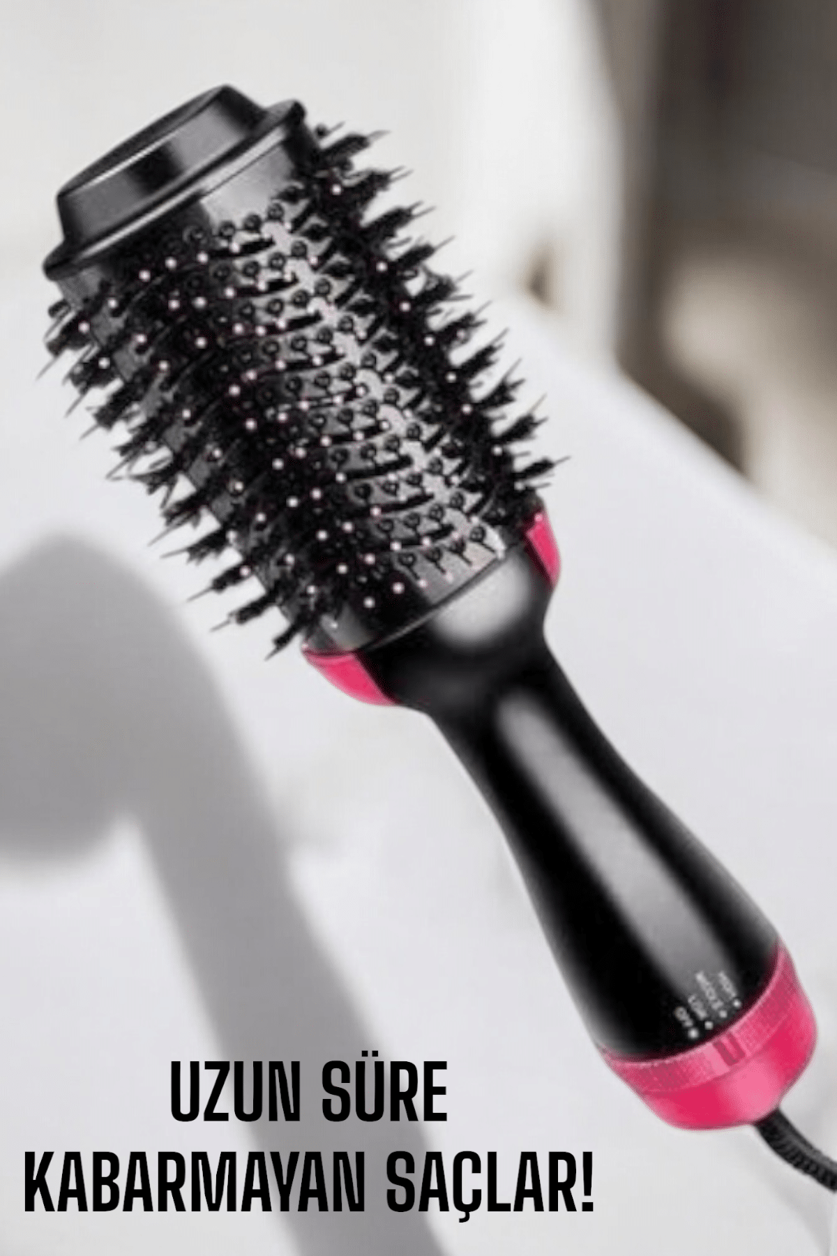 1200 Watt Gücünde Negatif İyon Teknolojili 3 Isı Kademeli Fön Tarağı