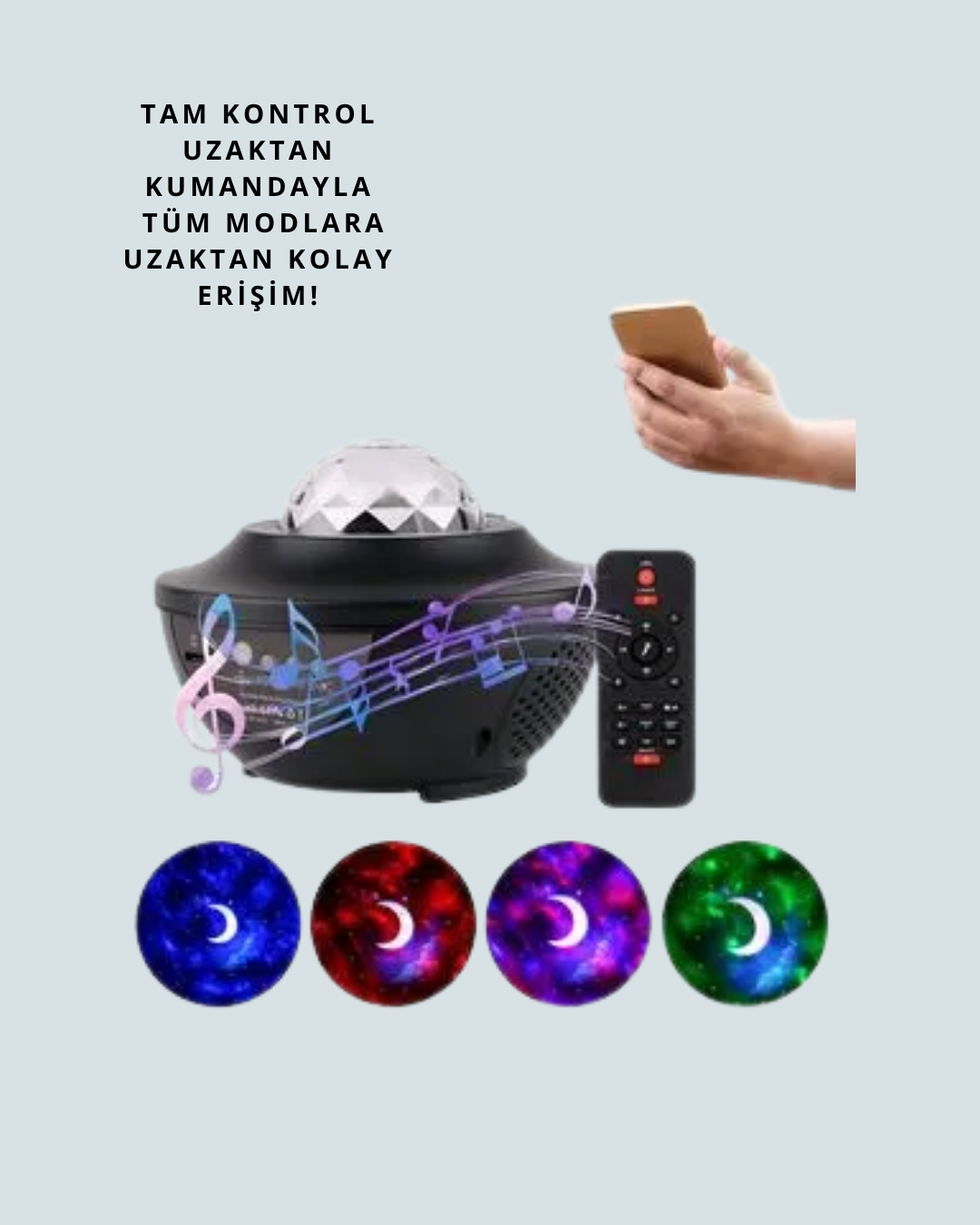 10 Renkli Kombinasyon + Breathing Light + 2 Saat Zamanlayıcılı Star Lamba