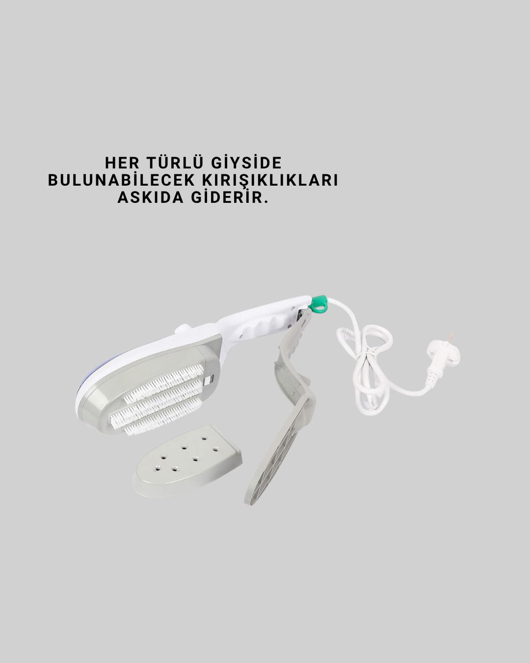 1500W Buharlı Kırışıklık Giderici Ütü | Ev ve Seyahat Kullanımı İçin Uygun