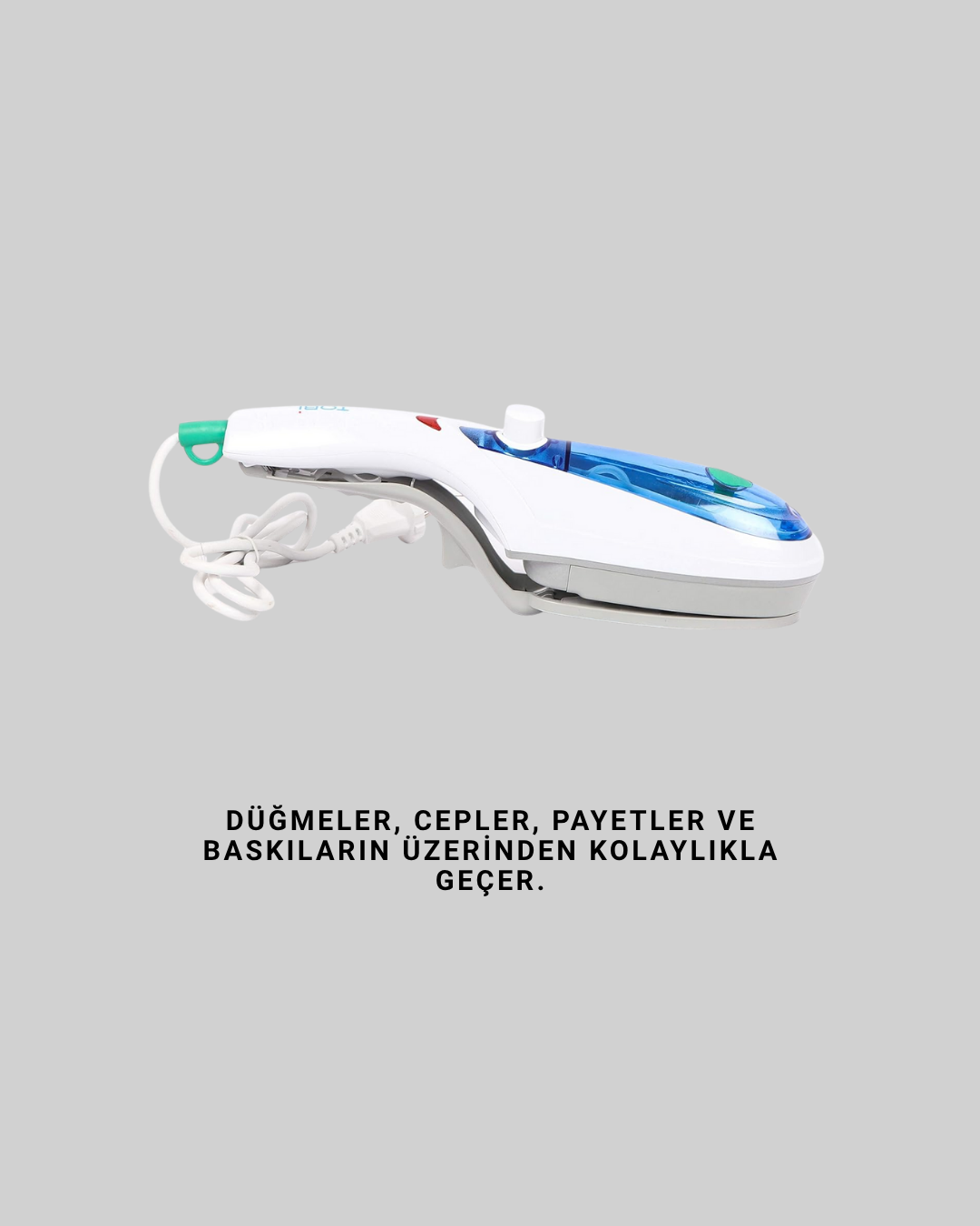 1500W Buharlı Kırışıklık Giderici Ütü | Ev ve Seyahat Kullanımı İçin Uygun