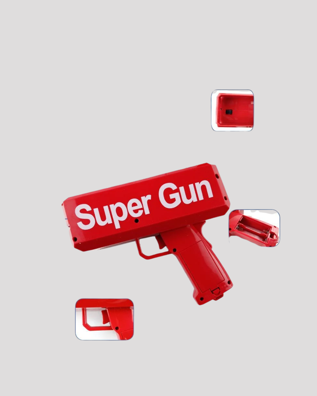 AA Pil ile Çalışan Kolay Kullanımlı Kâğıt Fırlatıcı Oyuncak