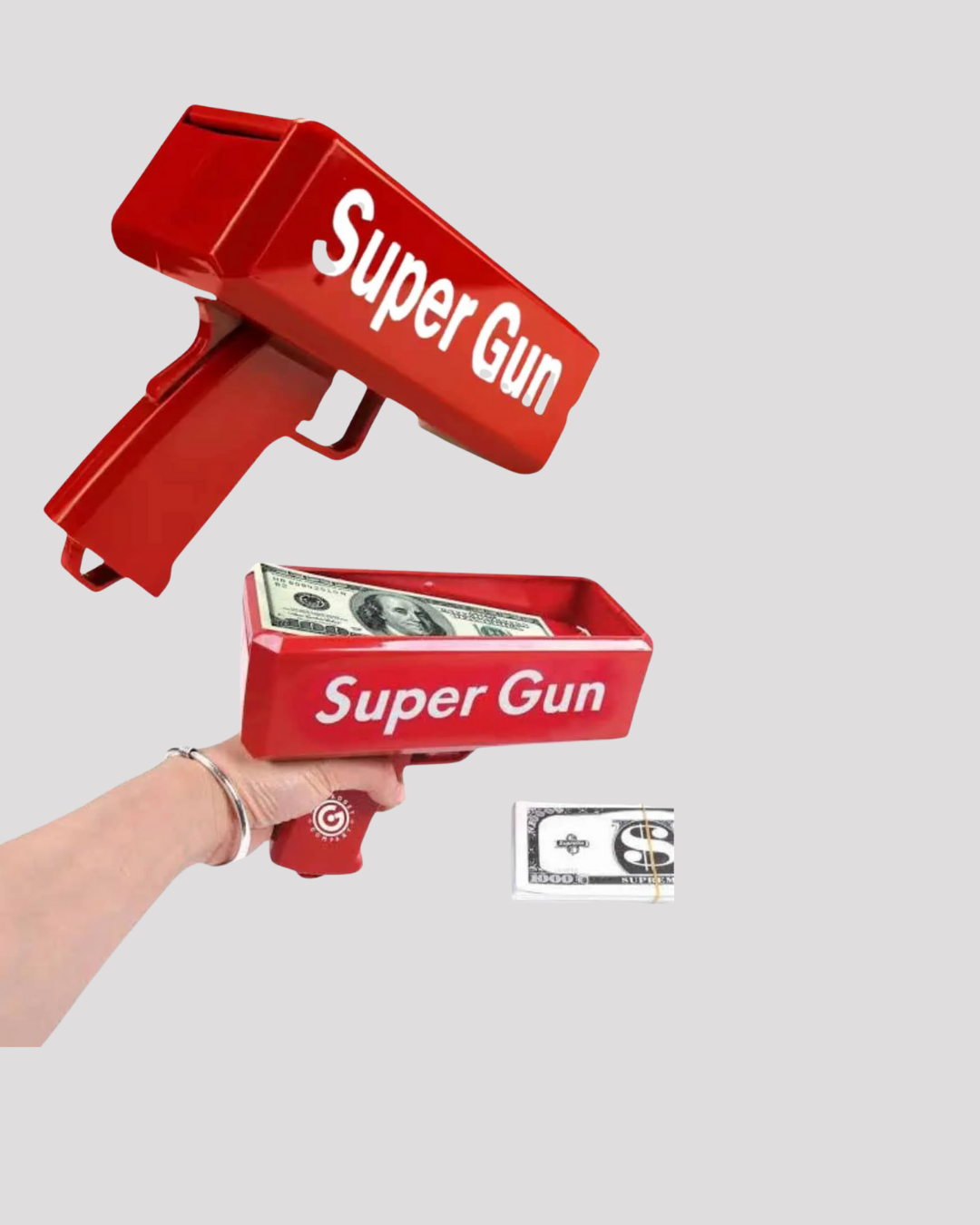 AA Pil ile Çalışan Kolay Kullanımlı Kâğıt Fırlatıcı Oyuncak