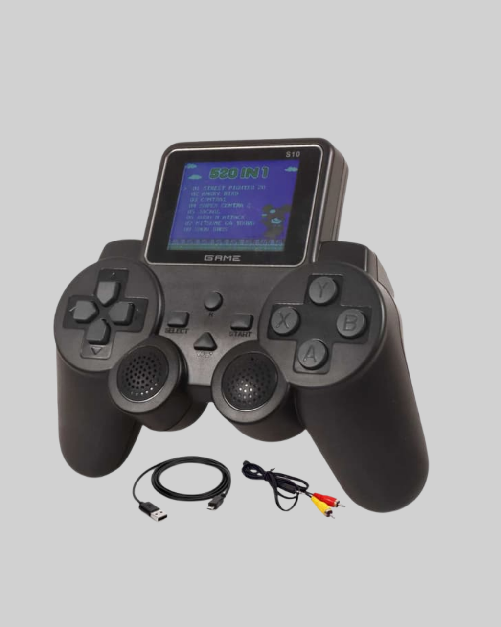 500 Oyunlu Nostaljik El Tipi Oyun Konsolu Taşınabilir Şarjlı Cihaz Renkli Ekran ve TV Destekli