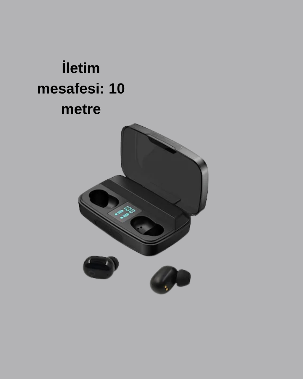 A10s Kablosuz Bluetooth Kulaklık – 1800mAh Powerbank Otomatik Eşleşme iOS/Android Uyumlu