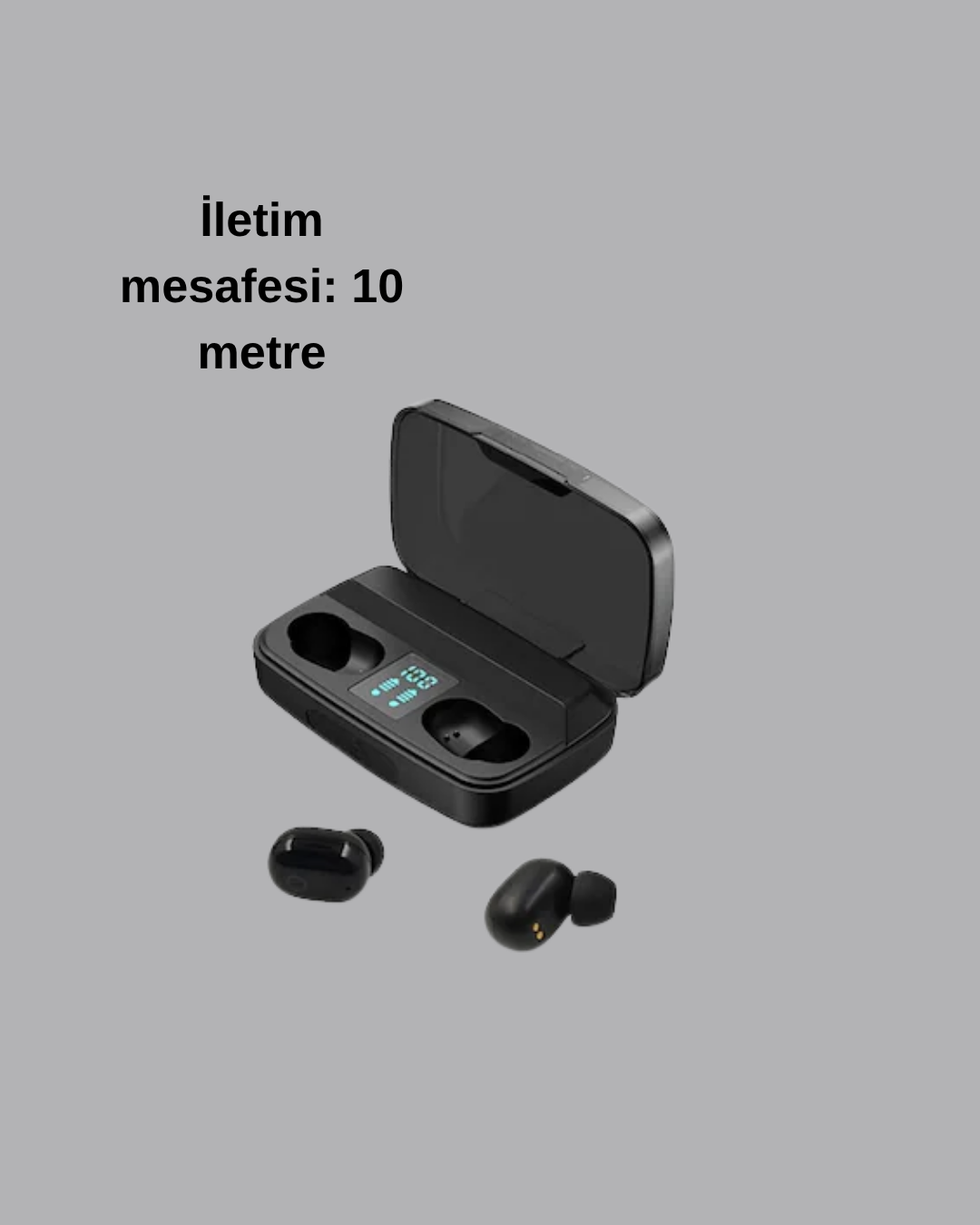 A10s Kablosuz Bluetooth Kulaklık – 1800mAh Powerbank Otomatik Eşleşme iOS/Android Uyumlu