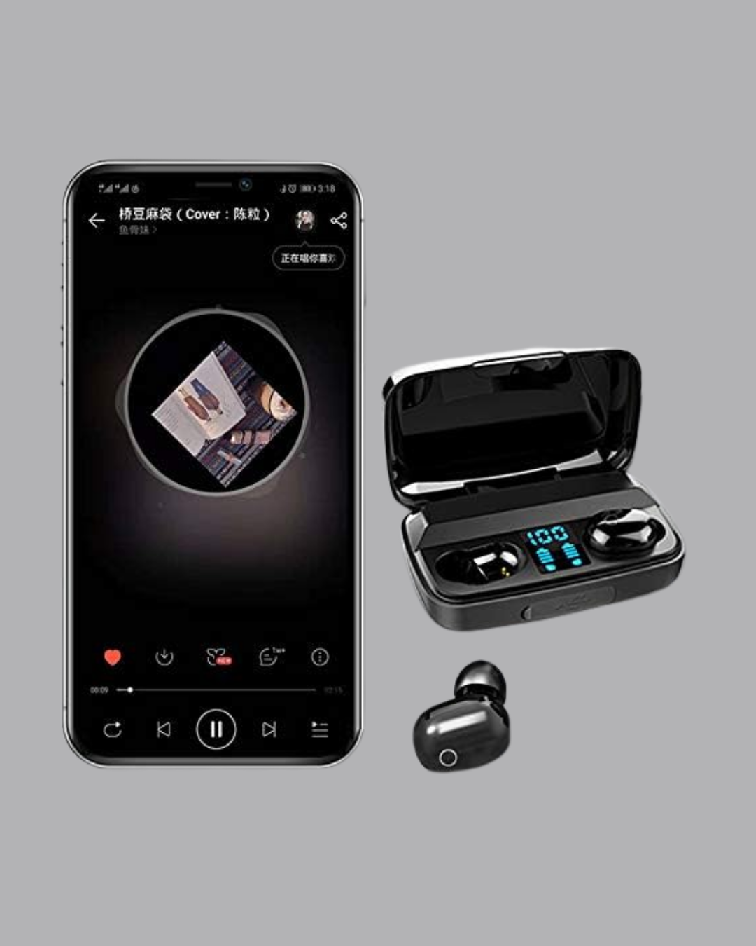 A10s TWS Bluetooth 5.0 Kulaklık – Powerbank’li Şarj Kutusu Dokunmatik Kontrol Gerçek Stereo