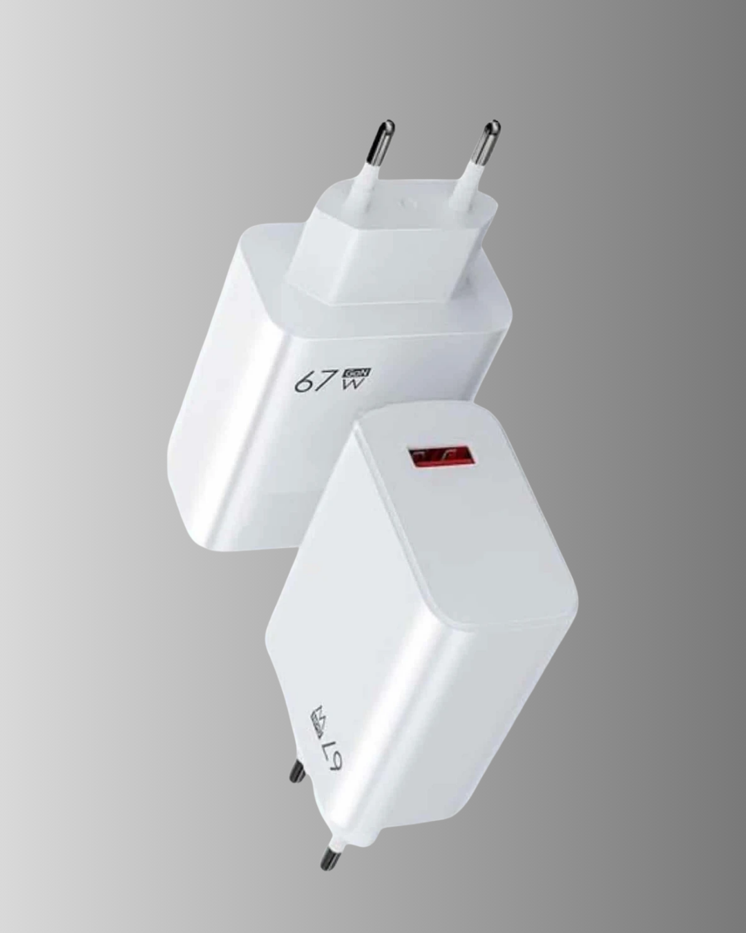 67W Süper Hızlı Şarj Adaptörü ve Kablo Seti – Güvenli Kompakt ve Ergonomik Tasarım