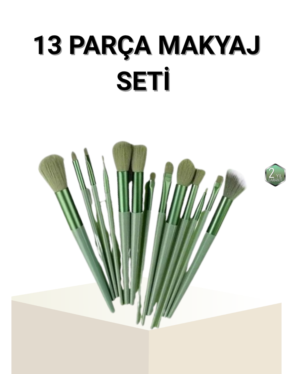 13’lü Profesyonel Makyaj Fırça Seti – Yumuşak Sentetik Kıllı Tüm Cilt Tiplerine Uygun