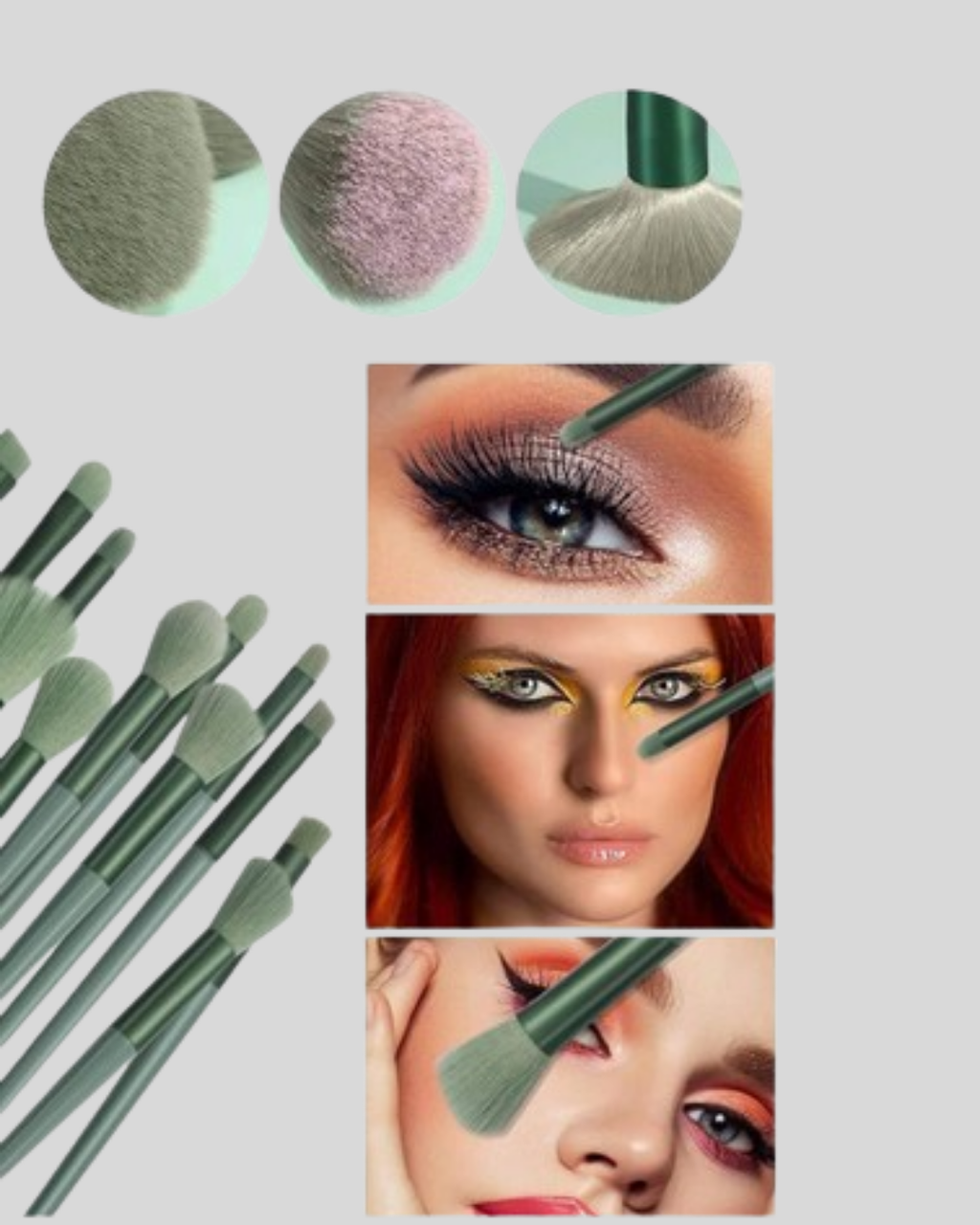 13’lü Profesyonel Makyaj Fırça Seti – Yumuşak Sentetik Kıllı Tüm Cilt Tiplerine Uygun