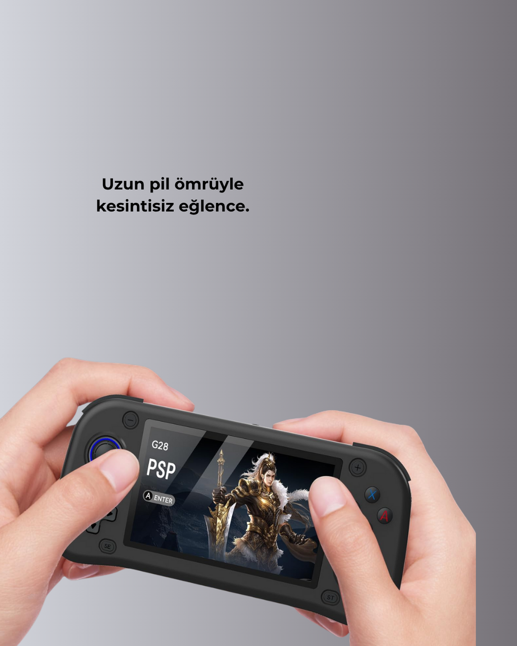 4.3” HD Ekranlı El Konsolu 64GB Hafıza Kartı ve 10000 Yüklü Oyun