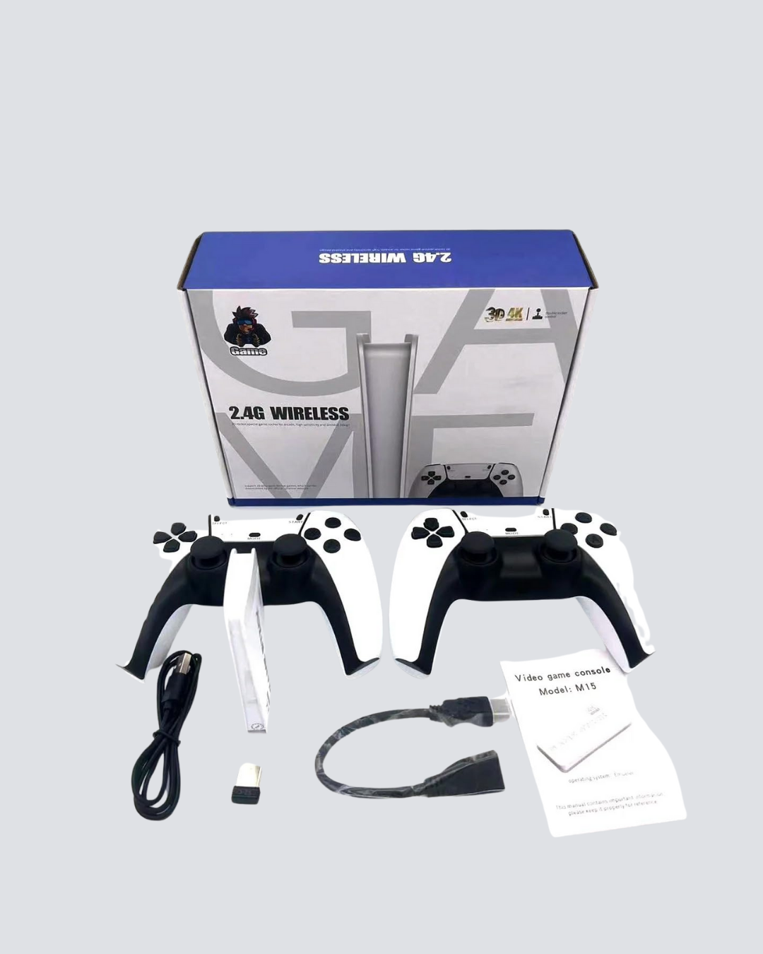 3D ve 4K Görüntü Kaliteli Çok Oyunculu Retro Oyun Konsolu