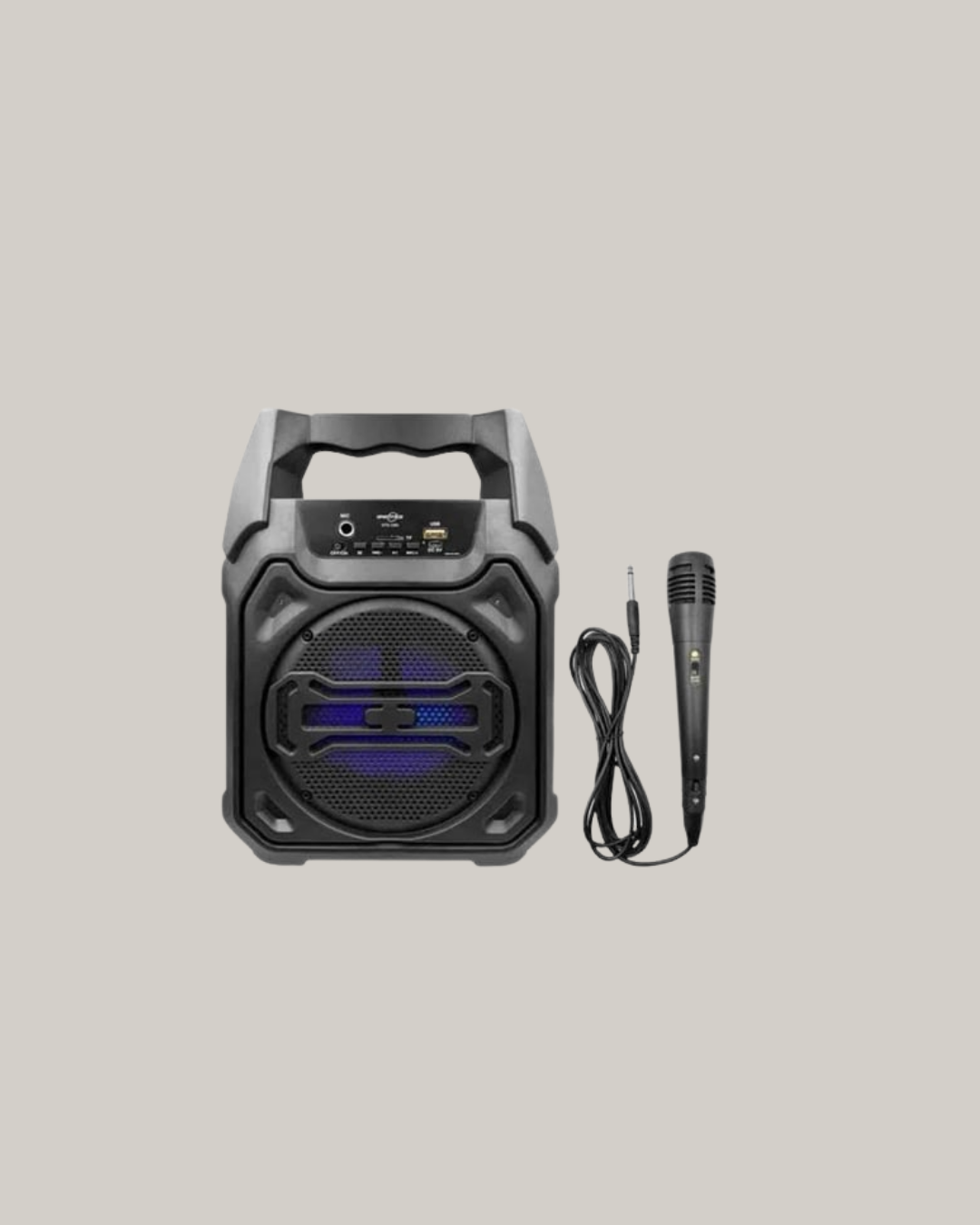 6.5 İnç Bluetooth Hoparlör Mikrofonlu Taşınabilir Karaoke ve Parti Sistemi
