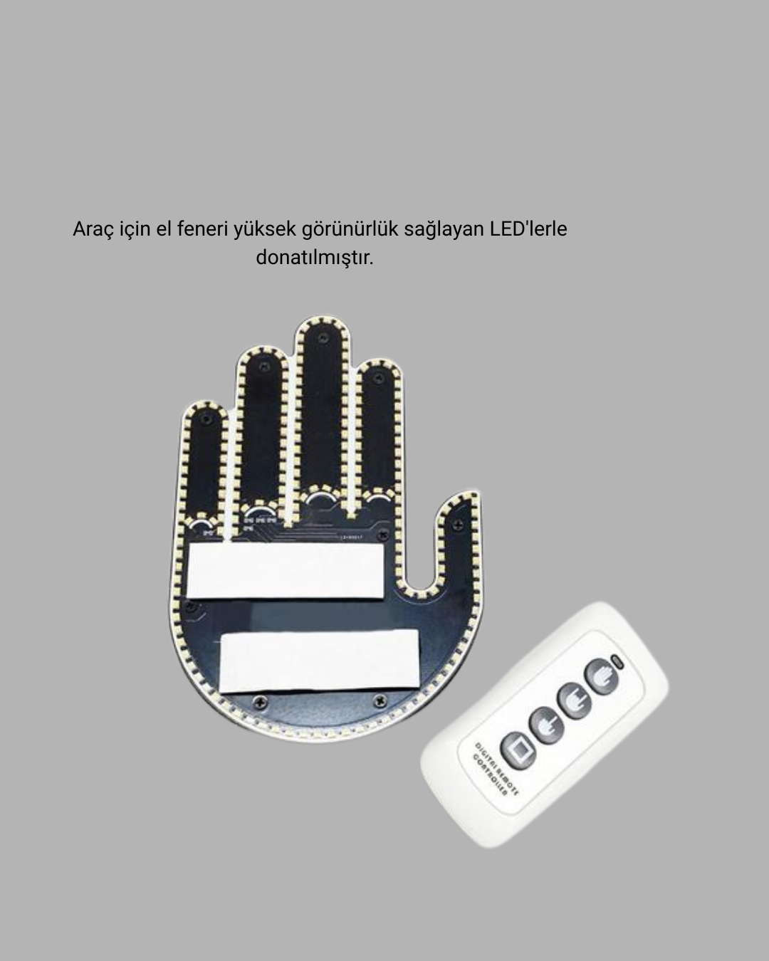 203 LED’li Yüksek Görünürlüklü Jest Işığı