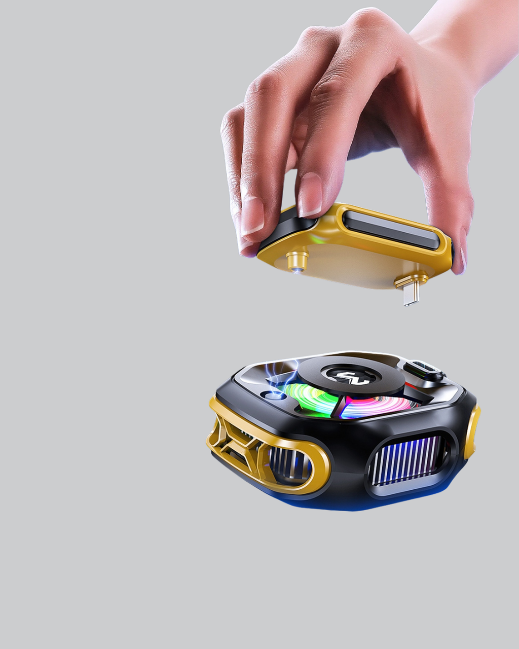 2000mAh Bataryalı Kablosuz Taşınabilir Cihaz Soğutucu