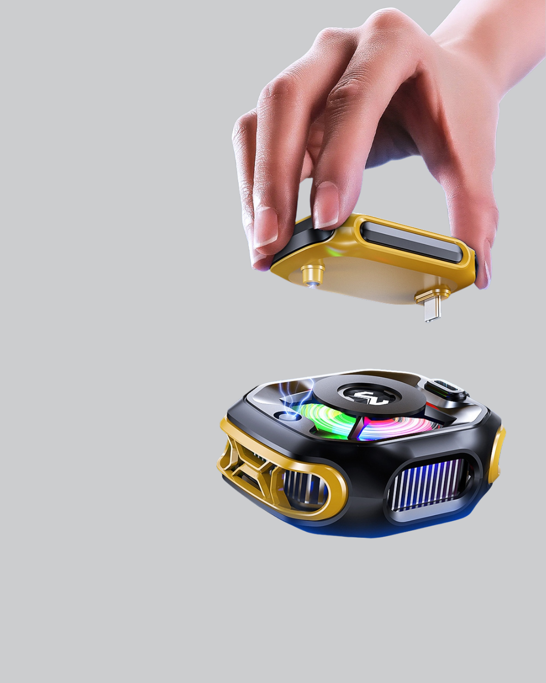 2000mAh Bataryalı Kablosuz Taşınabilir Cihaz Soğutucu