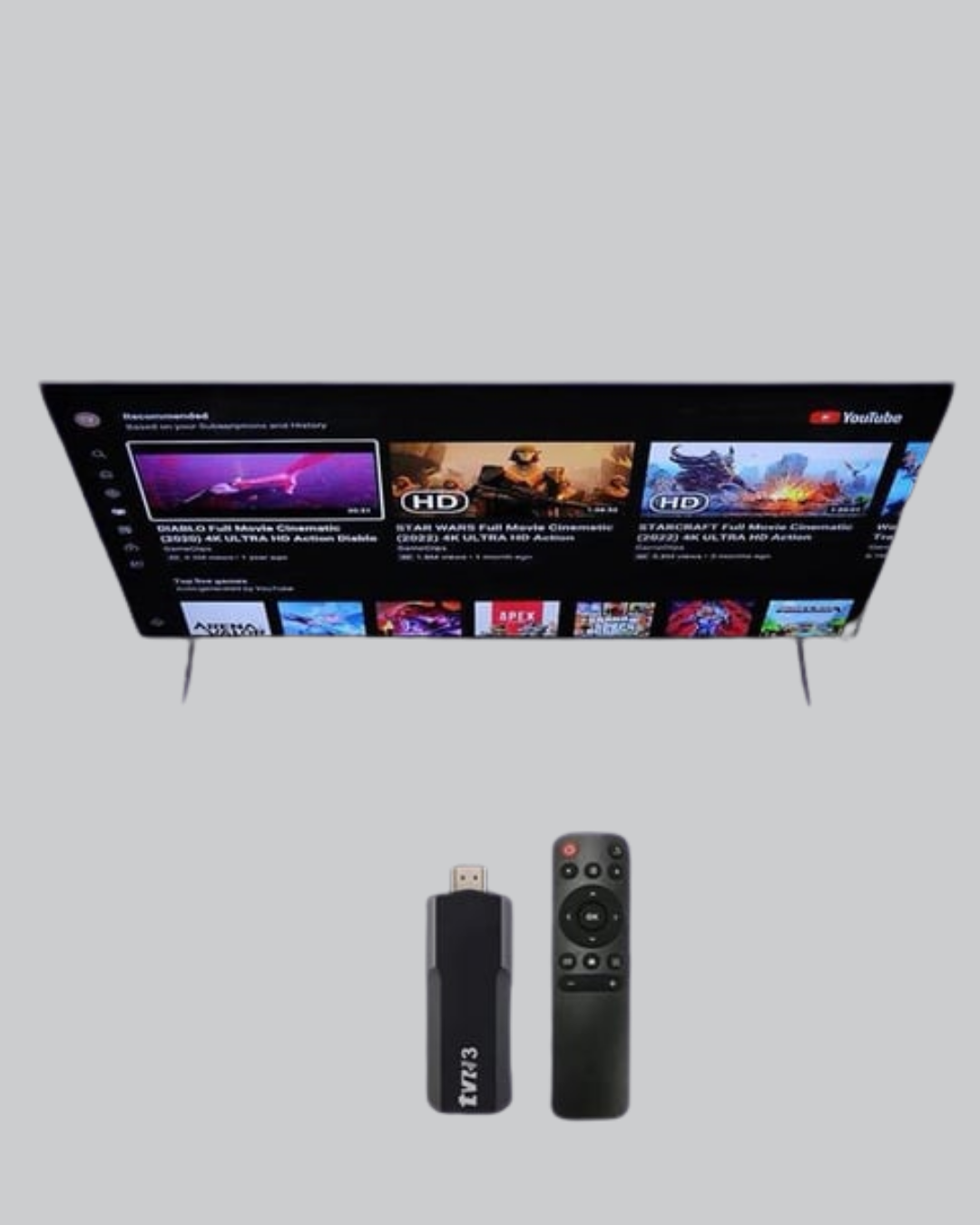 4K Ultra HD Android TV Stick – Tak Çalıştır Akıllı TV Cihazı