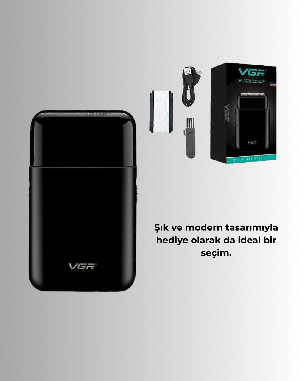 45 Dakika Çalışma Süreli Şarjlı Tıraş Makinesi | ABS Gövdeli