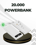 20.000mAh Taşınabilir Powerbank PD Teknolojili Çift USB Çıkışlı