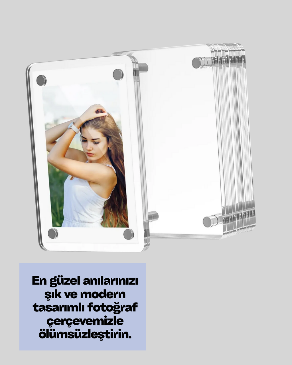 4GB Hafızalı 7 İnç Dijital Fotoğraf Çerçevesi – Yüzlerce Anınızı Saklayın