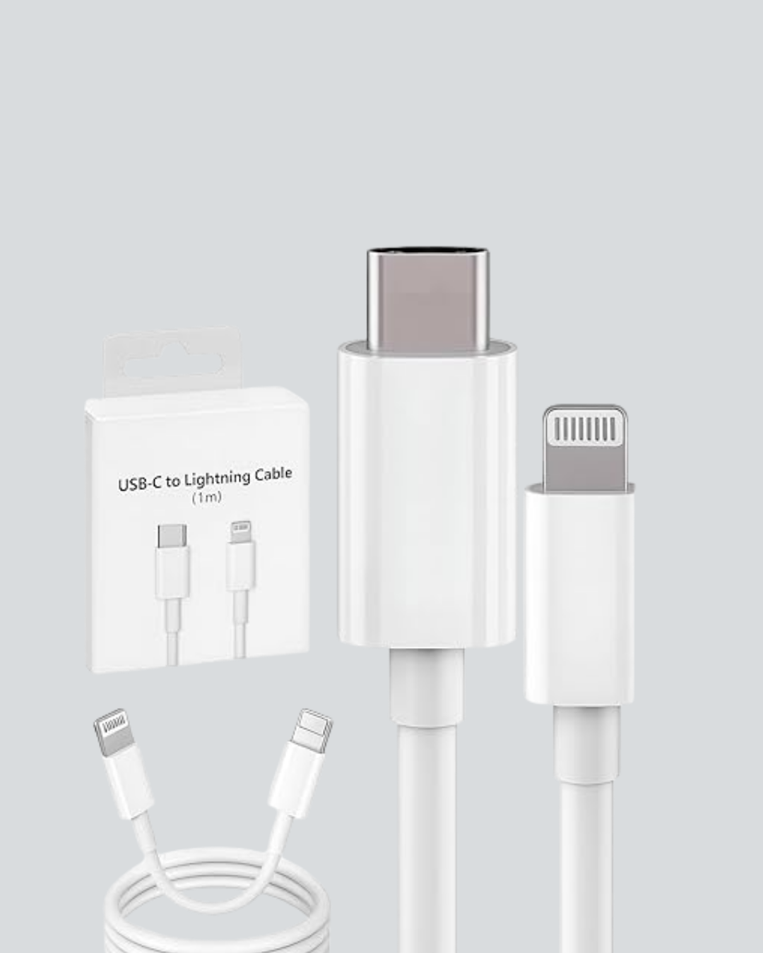 30W Type-C Lightning Hızlı Şarj Kablosu 1.2m iPhone Uyumlu