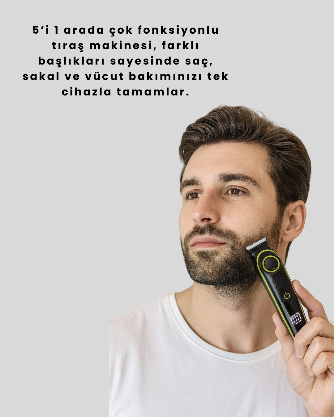 5-in-1 Saç ve Sakal Şekillendirici Erkek Bakım Seti