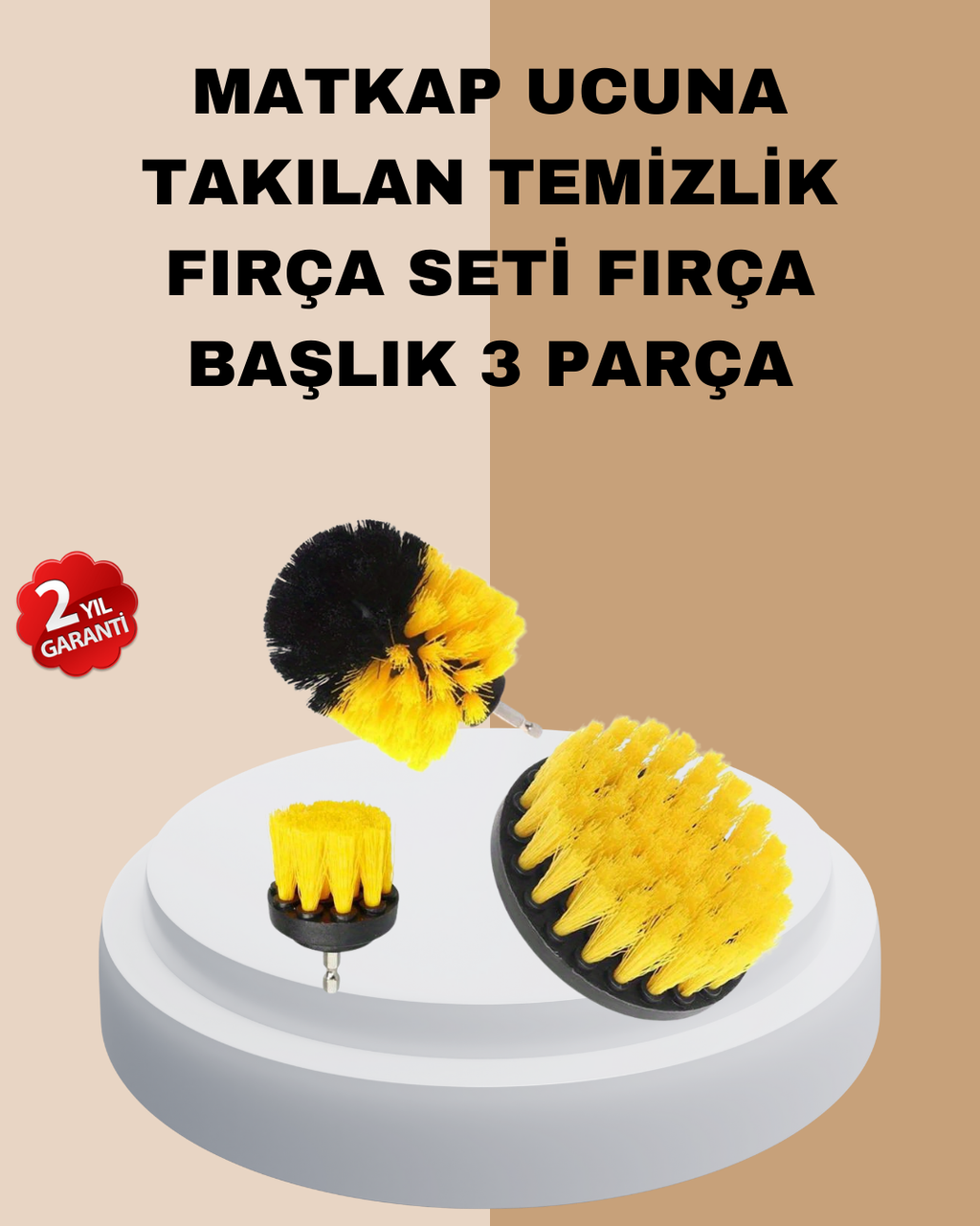 3’lü Matkap Ucu Fırça Takımı Zorlu Kirler İçin